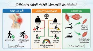هل "التريدميل" يدمر ركبتيك؟