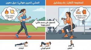 هل المشي يبني العضلات