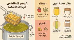 هل نقلي البطاطس في زيت الزيتون ؟