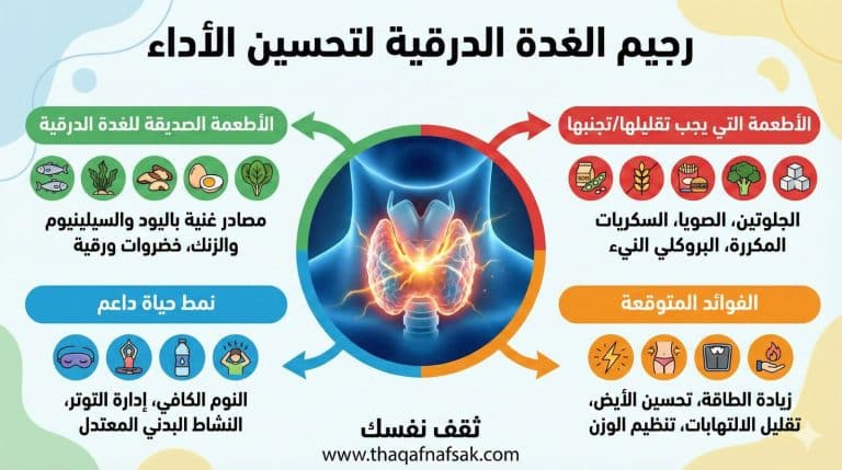 إعادة ضبط الهرمونات: النظام الغذائي المتكامل لتحسين أداء الغدة الدرقية