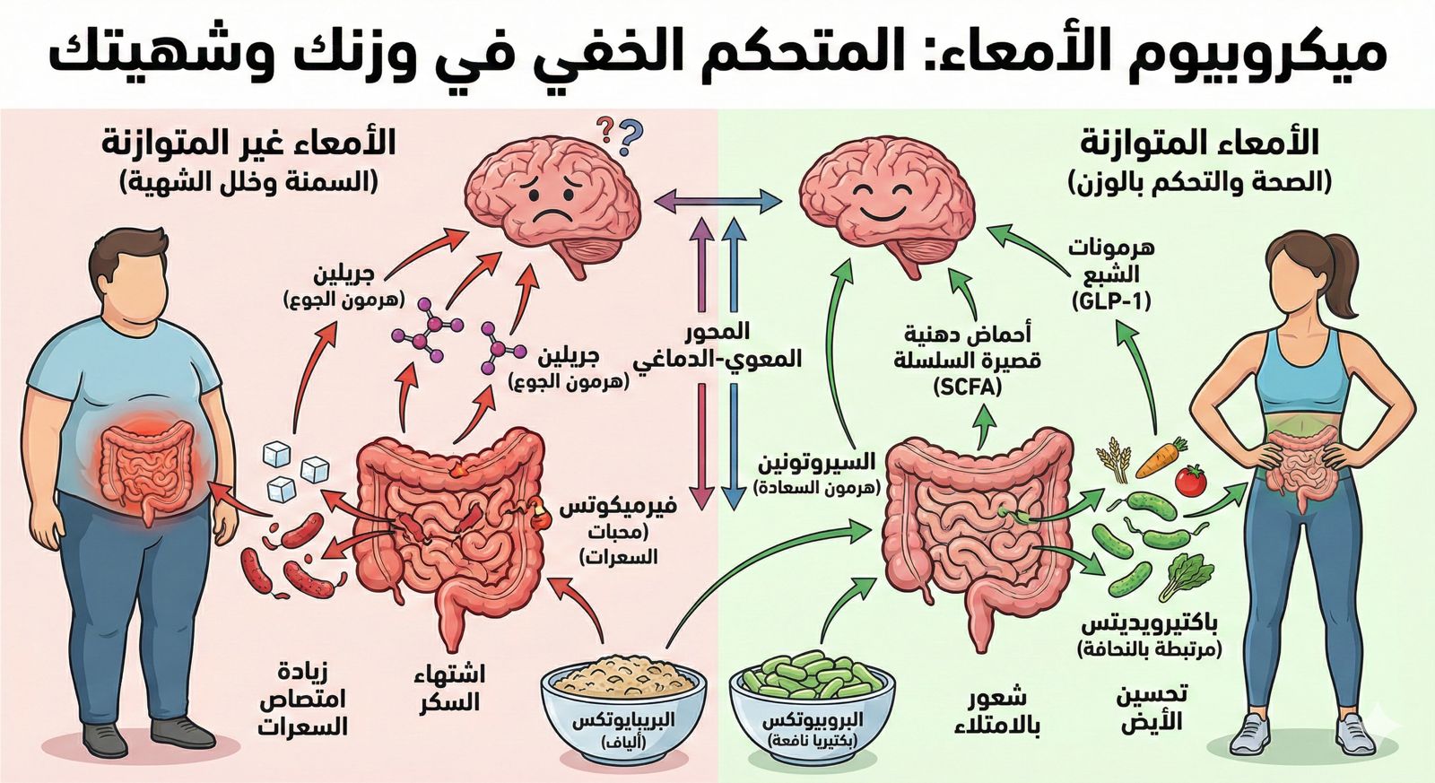 كيف تدير بكتيريا الأمعاء معركتك مع السمنة؟
