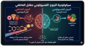 سيكولوجية الجوع: عندما تأكل "مشاعرك" بدلاً من غذائك
