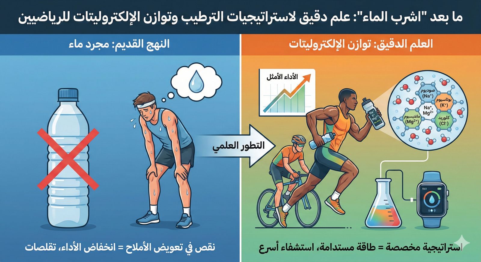 علم دقيق لاستراتيجيات الترطيب وتوازن الإلكتروليتات للرياضيين